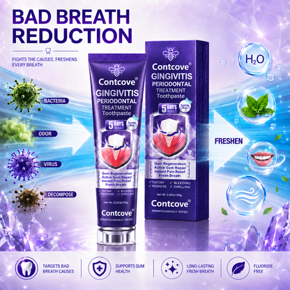 Contcove Gingivitis Periodontal Treatment Toothpaste