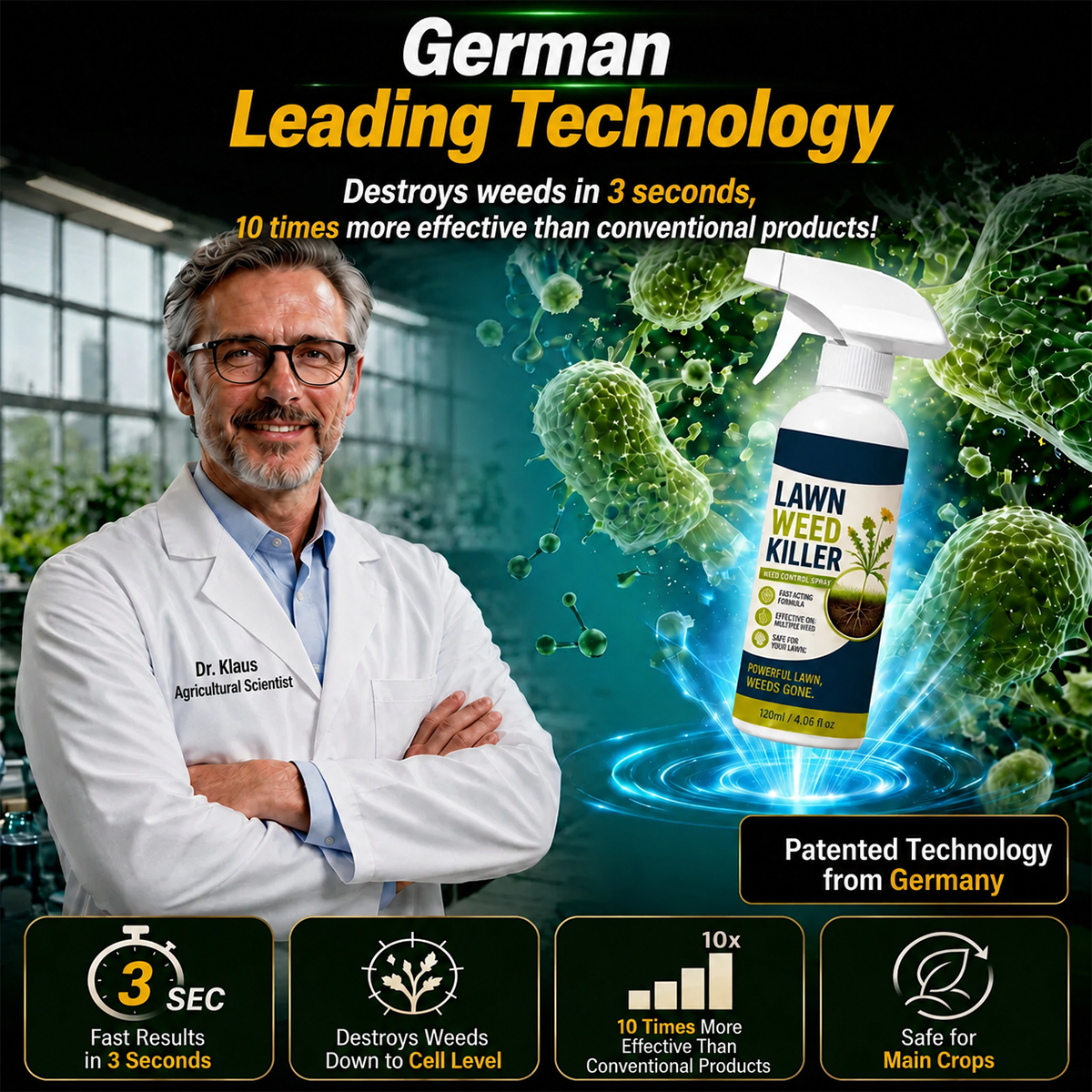 💯 ⚡ [Easy and stress-free weeding in the garden] Herbicide for domestic use