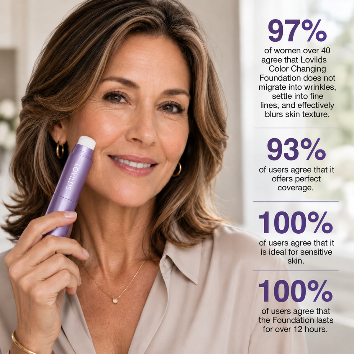 Foundation-Stick – der Stick, der reifer Haut wieder zum Strahlen verhilft